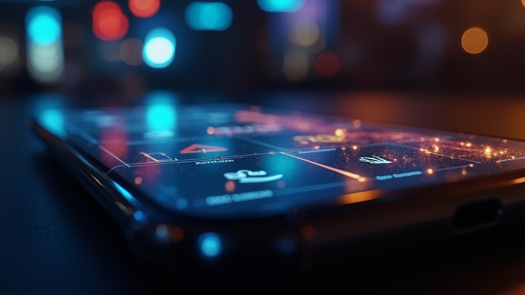 Sicherer Smartphone-Download mit Casino-Lichtstimmung